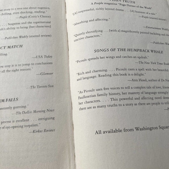 My Sister's Keeper : A Novel by Jodi Picoult (2005, Trade Paperback) - Picture 9 of 10